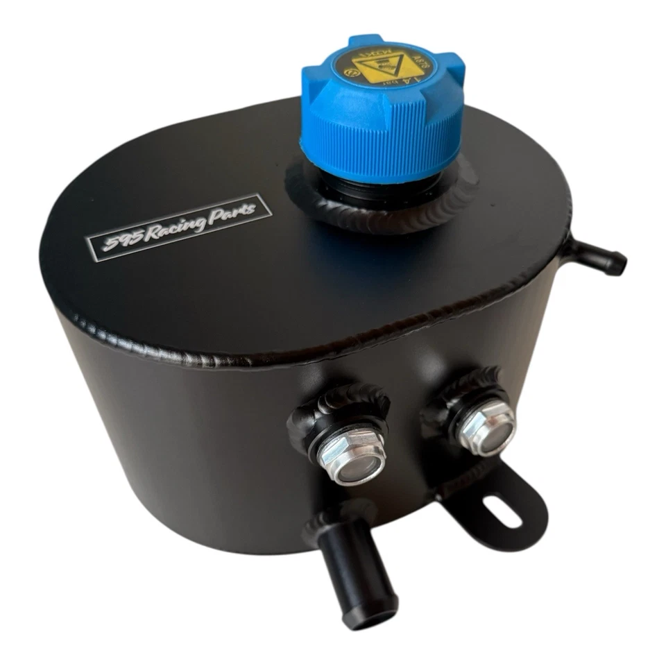 VASCHETTA ACQUA radiatore Fiat 500 Abarth in alluminio RINFORZATA + TAPPO - Immagine 4 di 4