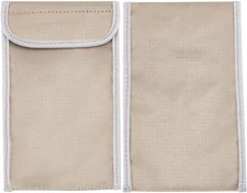 2Pcs anti Radiation Cell Phone Sleeve Security Pouch Faraday Bag 5G GPS EMF RFID