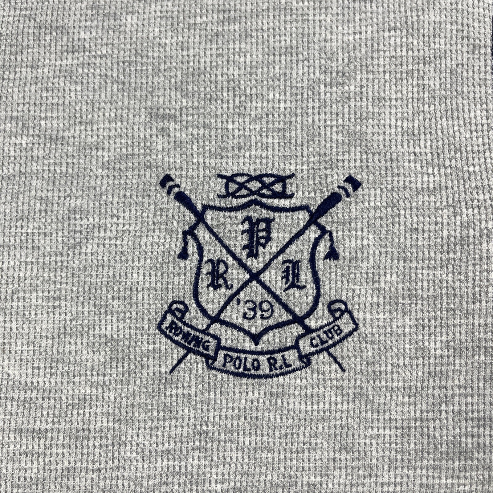 FILA Polo Ralph Lauren Rowing Club camicia uomo media waffle maglia loungewear