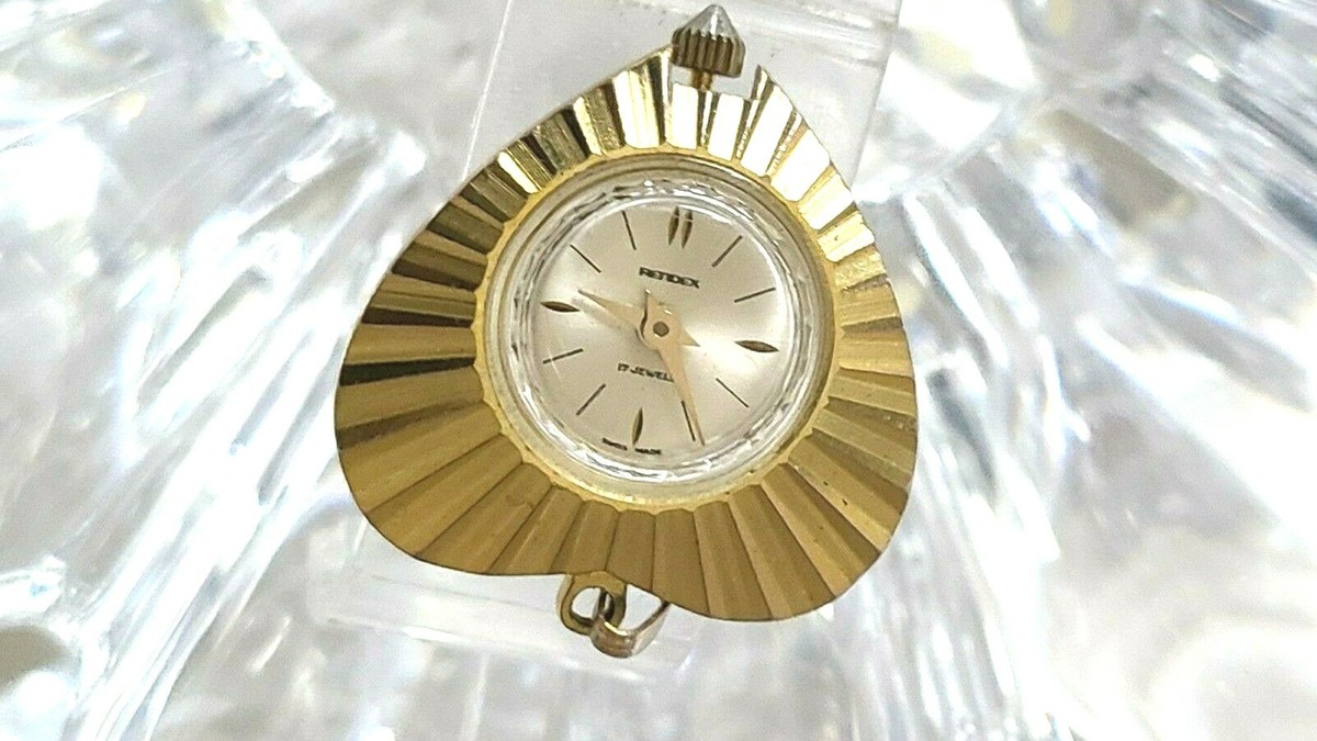 Vintage Rendex 17 Jewels Mechanical Windup Pendant Watch | eBay