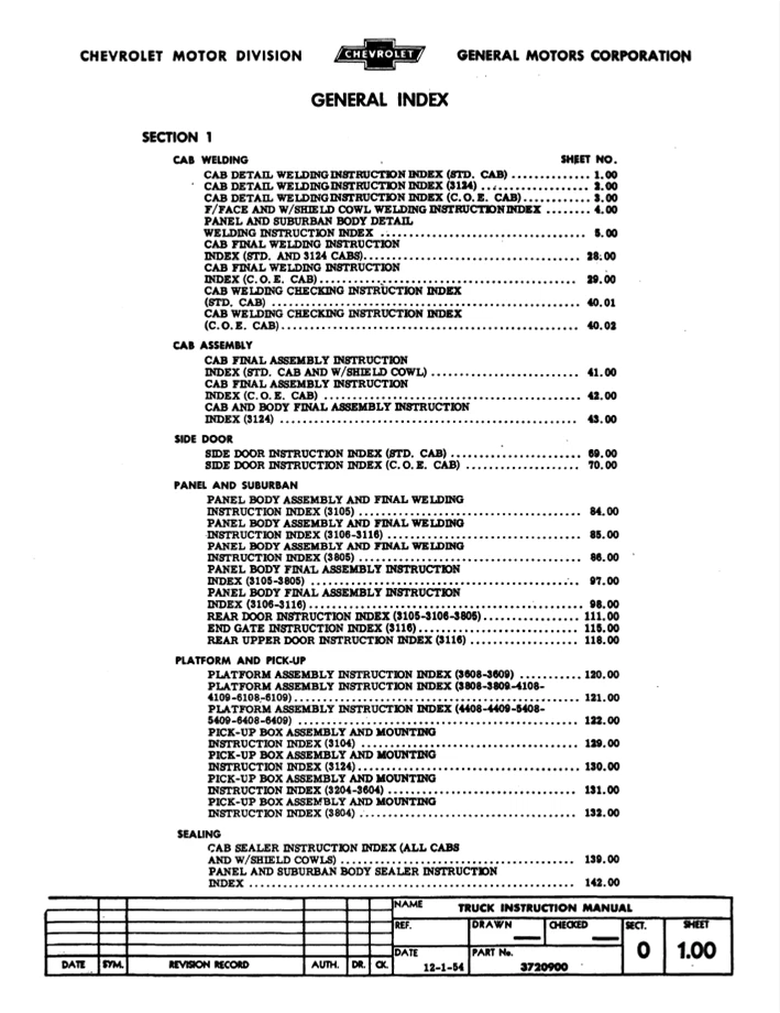 Chevy Truck Assembly Manual CD 1955 1956 1957 1958 1959 Chevrolet Pickup Factory - Image 2 of 4