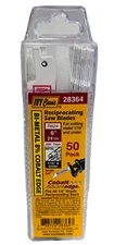 50 Pack IVY Classic 6" BI-Metal Cobalt Edge 24TPI Reciprocating Saw Blades