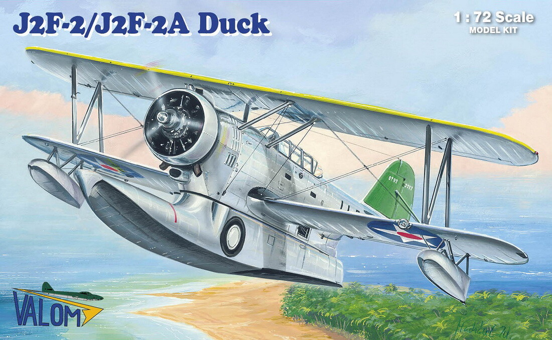 Valom Model kit 72126 1:72nd scale Grumman J2F-2/J2F-A Duck