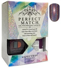 LeChat Perfect Match Spectra Soak off Gel + Nail Lacquer #SPMS12 Outer Space