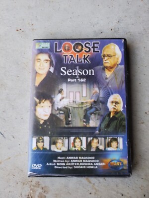 LOOSE TALK Season Part 1 & 2 Host: ANWAR MAQSOOD DVD URDU Language Comedy Drama