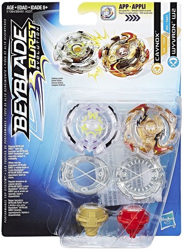 Beyblade Burst Caynox \u0026amp; Wyvron W2 