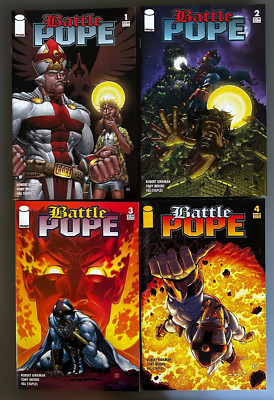 ROBERT KIRKMAN BATTLE POPE 1-4 VF/NM IMAGE 2005 Walking Dead  Tony Moore