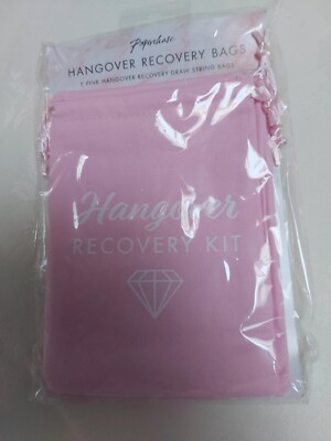 Hen Party - Hangover recovery kit bags.  Set of 5 bags x 2.  Code 912