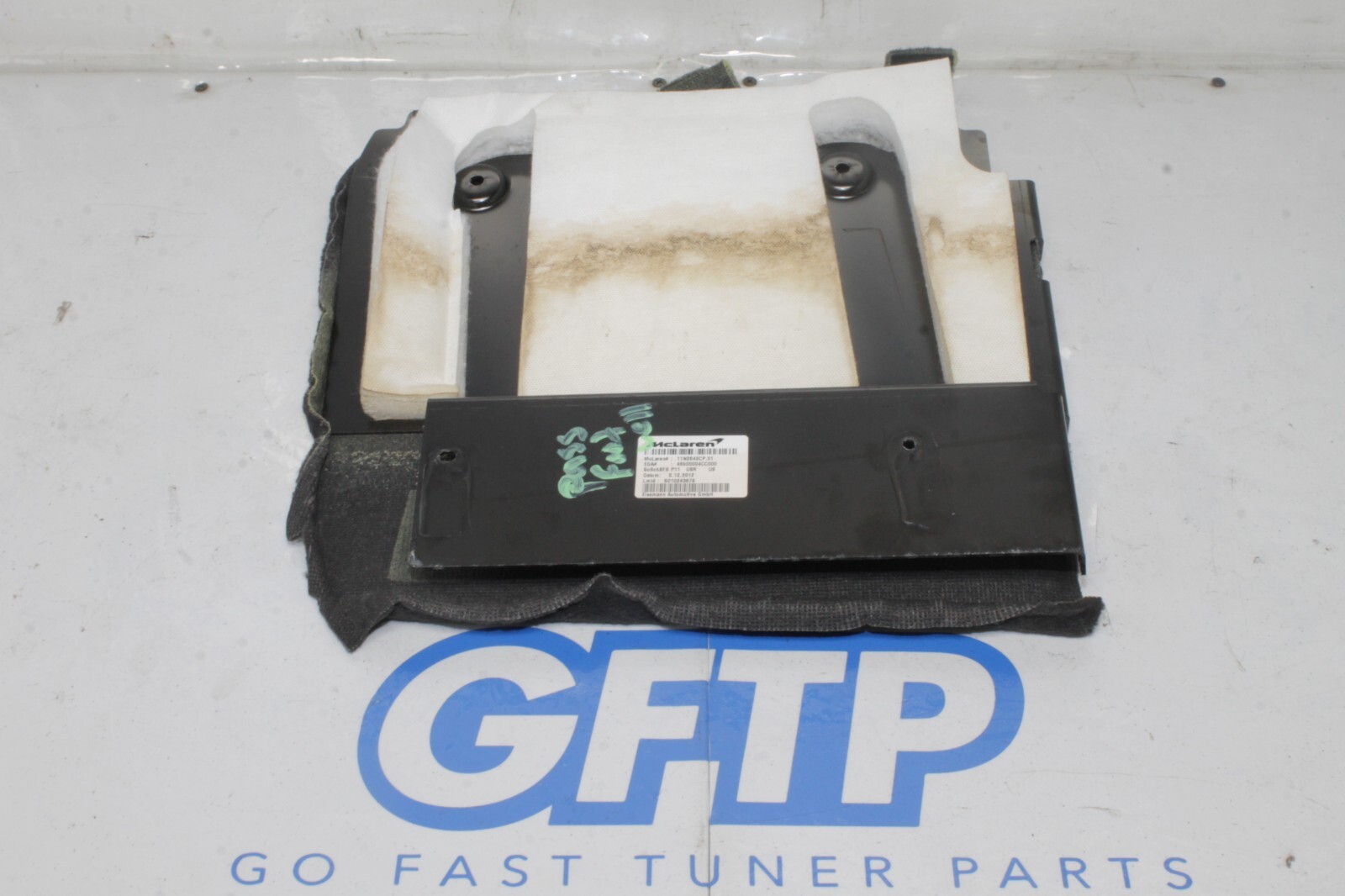 12-14 MCLAREN MP4-12C 12C 570 650 OEM RH PASSENGER FOOT UPPER CARPET 11N2648CP