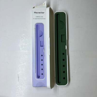 Apple Pencil Carrying Case Shock Absorption Water Proof 1st Gen 2nd Gen Green