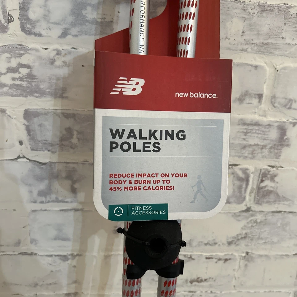 NEW Walking Poles Sticks New Balance Telescoping Comfort Grips Anti-Shock - Image 2 of 4