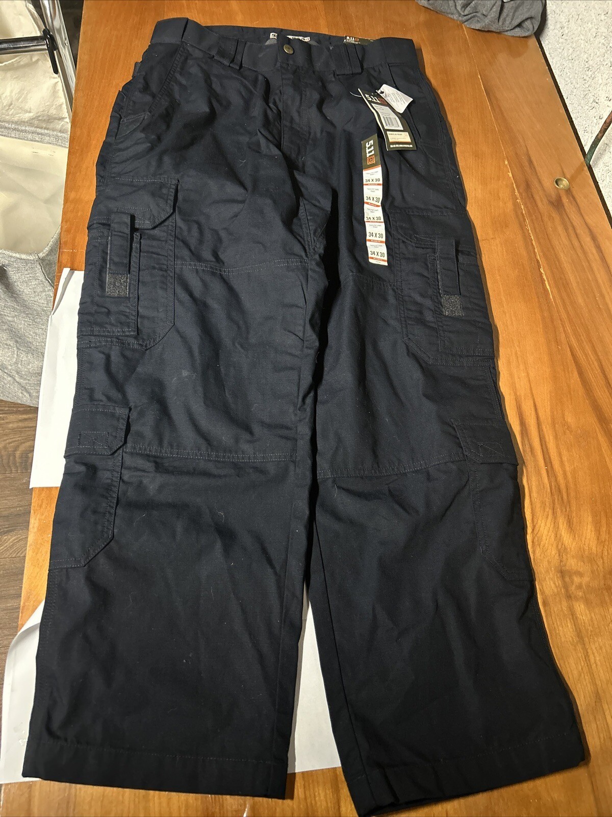 5.11 511 Tactical Mens Taclite EMS 74363 Navy Blue Cargo Work Pants