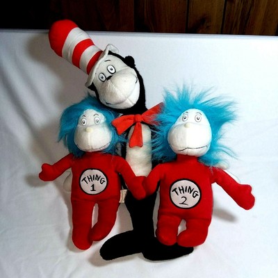 thing 1 and thing 2 plush dolls