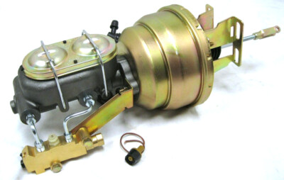 Gearhead Dual Power Brake Booster Kit – 1955-57 Chevy, 8 Disc Drum, Master Cylinder & Bracket