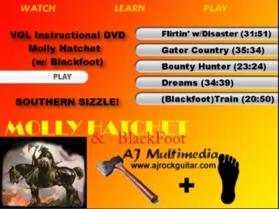 Custom Guitar Lessons, Learn Hatchet/Blackfoot