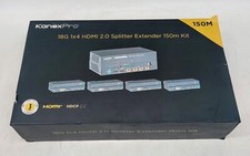 KanexPro SP-1X4HD150M 18G 1 x 4 HDMI 2.0 Splitter Extender 150-Meter Kit