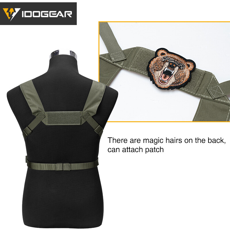 個人装備 Idogear Tactical Chest Rig IDOGEAR Tactical KGR Chest Rig Lightweight Genuine Airsoft