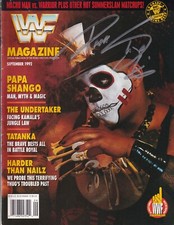 Papa Change The Godfather Signed WWF Magazine Sept 1992 Pro Wrestling WWE HOF