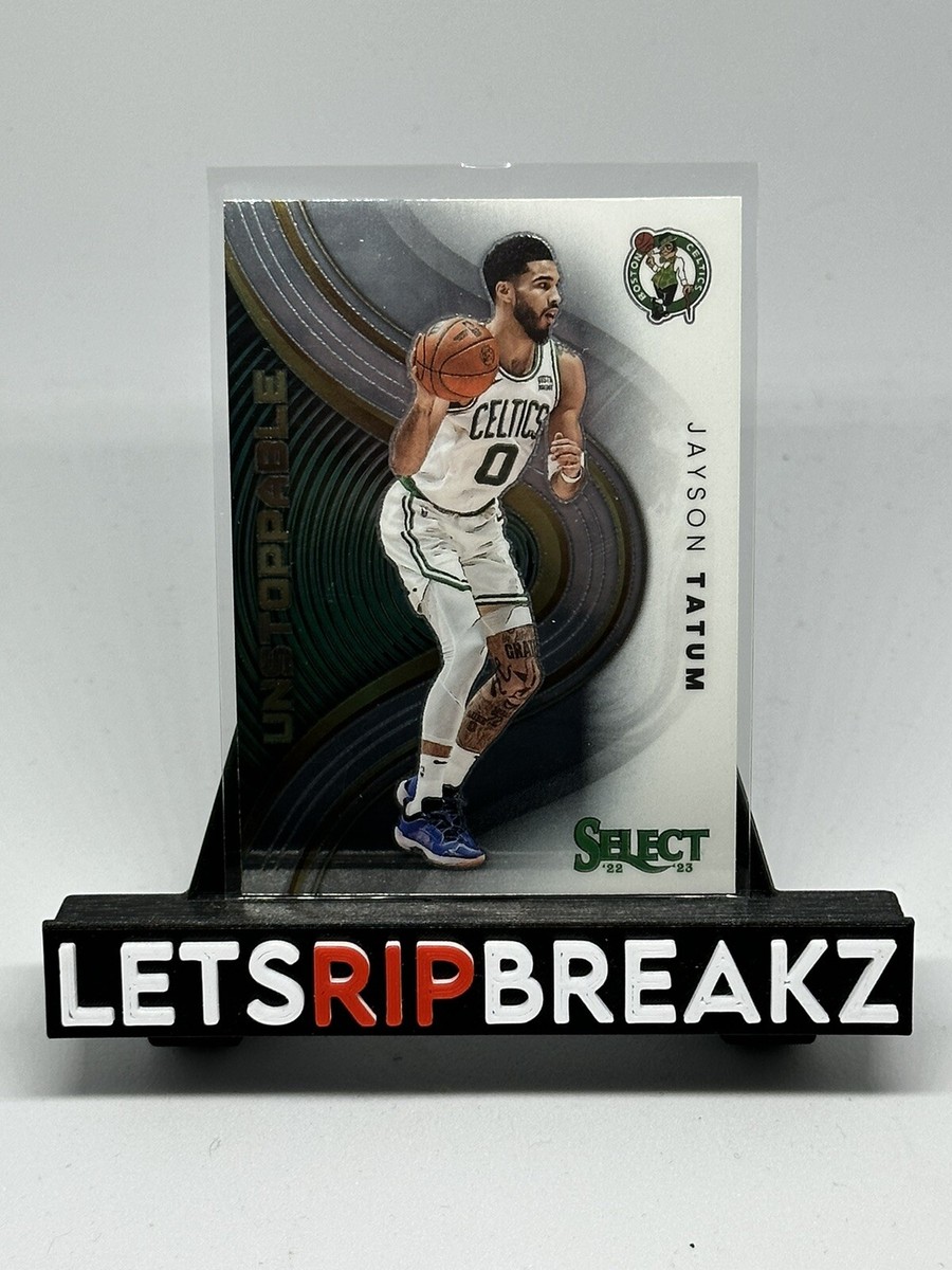 2022-23 Panini Select Basketball JAYSON TATUM Unstoppable #9 