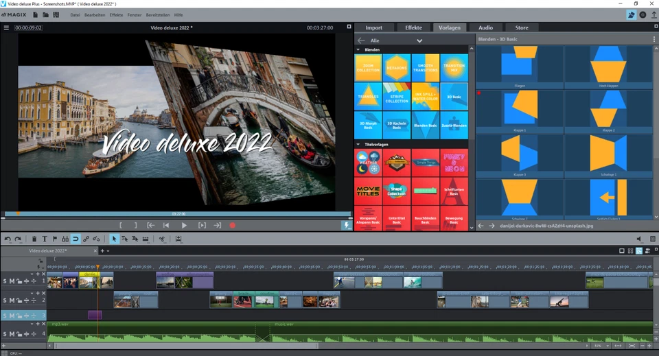MAGIX Video deluxe 2022 PREMIUM | Video Bearbeitung Windows 10 [1 Lizenz] - Bild 3 von 4