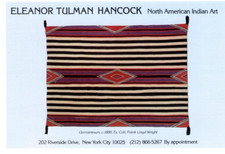 1984 AMERICAN INDIAN BLANKET PRINT AD FRANK LLOYD WRIGHT INDIAN TEXTILE PRINT AD