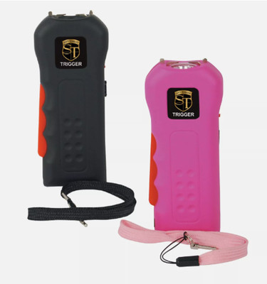 trigger black n pink pair with wrist strap disable pin by Safety Technology