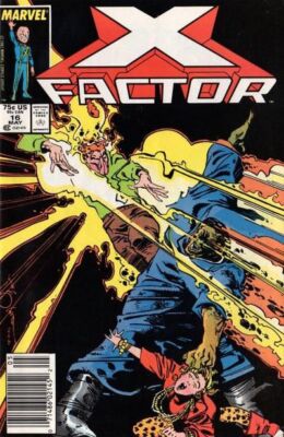 X-Factor, Vol. 1 (16B) Playing With Fire! Newsstand Edition Marvel Comics May-87