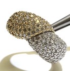 14k yellow white gold 2.43ct diamond French set pave band anniversary ring 7.4g — photo 8
