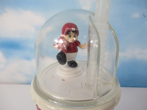 Indiana University IU Wind-Up Mascot Kids Toddler Sippy Straw Cup G2 - Picture 2 of 5