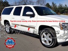 2007-2008.5 Chevy Suburbanavalanche Chrome Body Side Molding Trim Overlay 3.5
