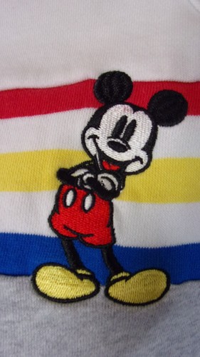 Disney Mickey Mouse Pull Over Sweatshirt, Junior's size XS - Picture 4 of 11