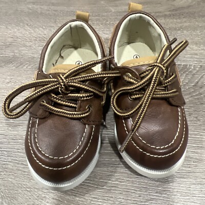 Koala kids Baby Boy’s Toddler Size Casual Shoes, Brown Loafers Boat  Shoes