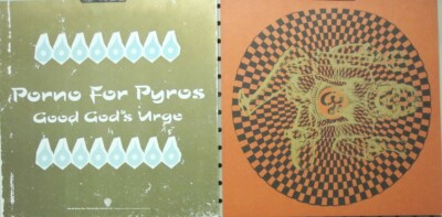 Porno For Pyros 1996 God's Urge 2 Sided promo poster/flat Flawless ...