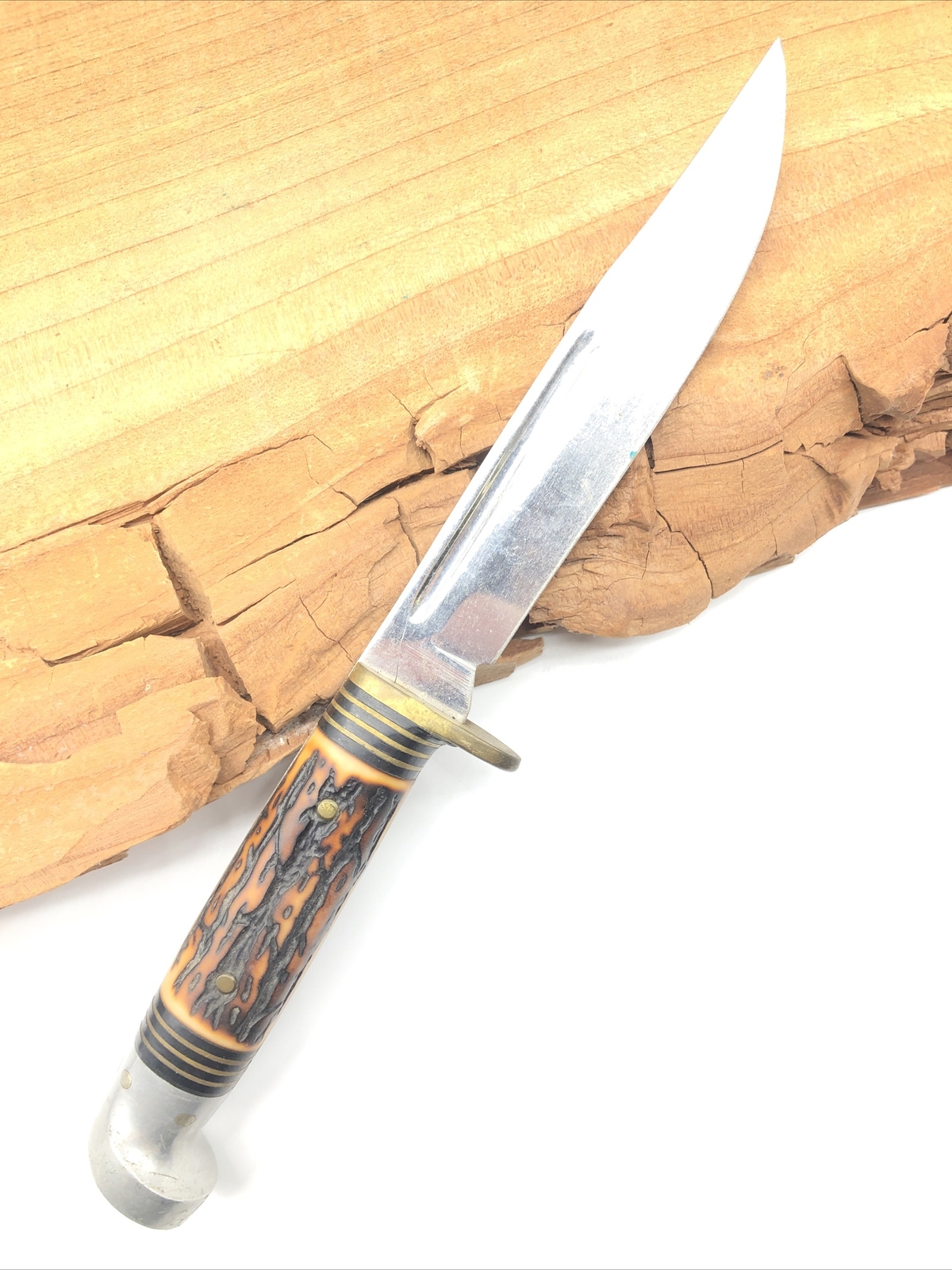 "WESTERN STAINLESS STEEL USA SH48A "FIXED BLADE KNIFE NO SHEATH eBay