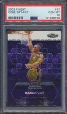 2002 Finest Topps Kobe Bryant #47 HOF Los Angeles Lakers PSA 10 GEM MINT
