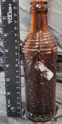 Orange Crush brown insulated glass bottle 1940's special made Prichard AL RARE - Picture 10 of 14