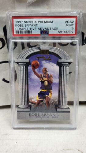 1997 KOBE BRYANT COMPETITIVE ADVANTAGE LAKERS SKYBOX PREMIUM PSA 9 MINT #CA2 - Picture 2 of 3