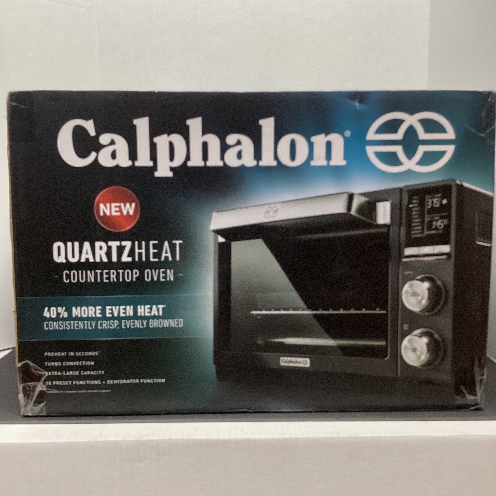 Calphalon Quartz Heat Countertop Toaster Oven with Air Fry eBay