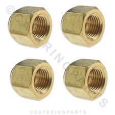 4 X 1/4" SHORT FLARE NUTS FOR FRIDGE FREEZER COPPER PIPE TUBING FILTER DRYER