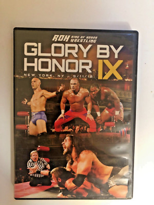 ROH Glory By Honor IX  DVD Ring of Honor AEW WWE Seth Rollins Steen Generico