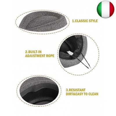 Cappello Fedora FBBULES In Feltro Ripiegabile - Stile Gangster Elegante Unisex - Per Viaggi E Occasioni Speciali - Foto 3