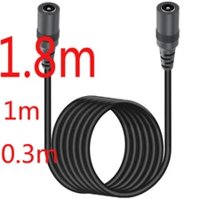 DC Extender 5.5 × 2.1mm Female to Female Power Cable Extension Cord Adapter Plug