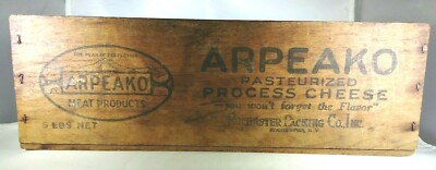 Arpeako cheese box 5 lb  Rochester N.Y.