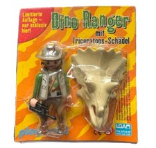 Playmobil Dino Ranger Triceratops-Schädel Skelett Gewehr Forscher Abenteuer NEU