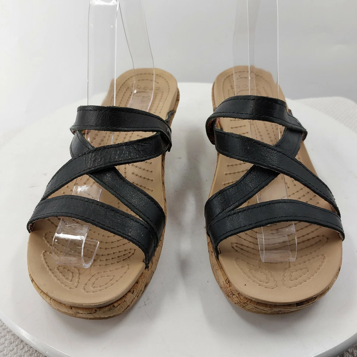 Crocs mini shop wedge sandals