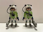 Playmobil ASTRONAUTS 5243 LOT of 2 Vintage 2012 Series 3 Playmospace Mars, Moon?