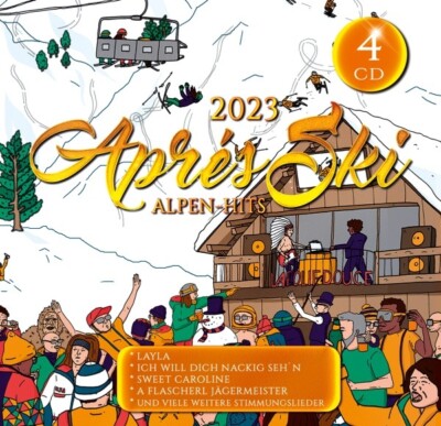 APRES SKI ALPEN-HITS 2023  4 CD NEU
