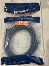Intellinet Cat6 Patch Cable UTP 14FT, Blue, Molded - NEW