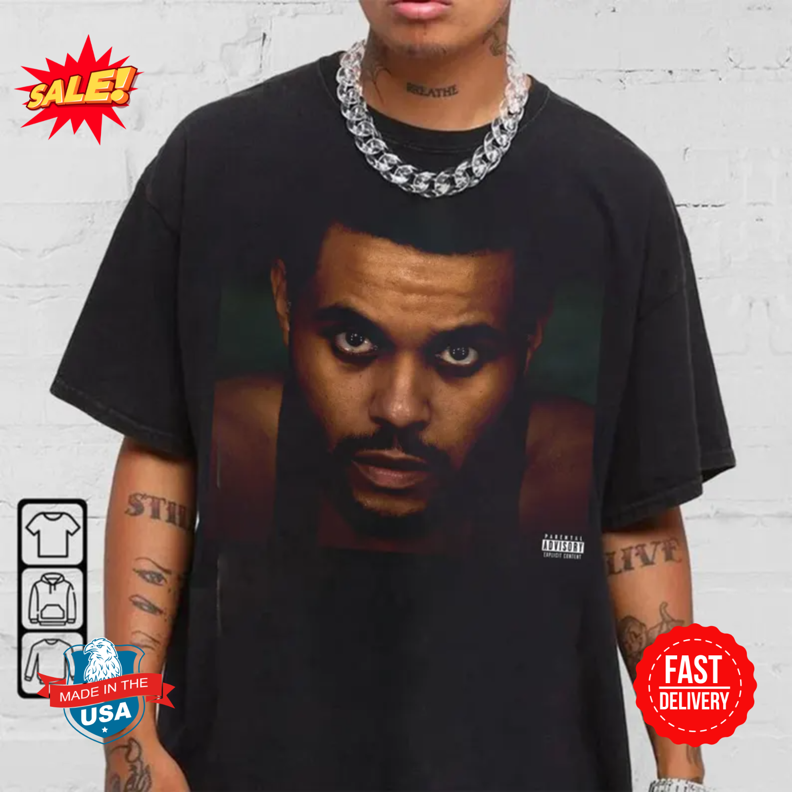 The Weeknd Hurry Up Tomorrow Classic Tee S-5XL Unisex Sizes