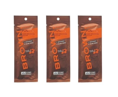 Tannymaxx Brown/Fruity Funatic-Dark Bronzing Lotion 3x15ml/Solariumkosmetik 